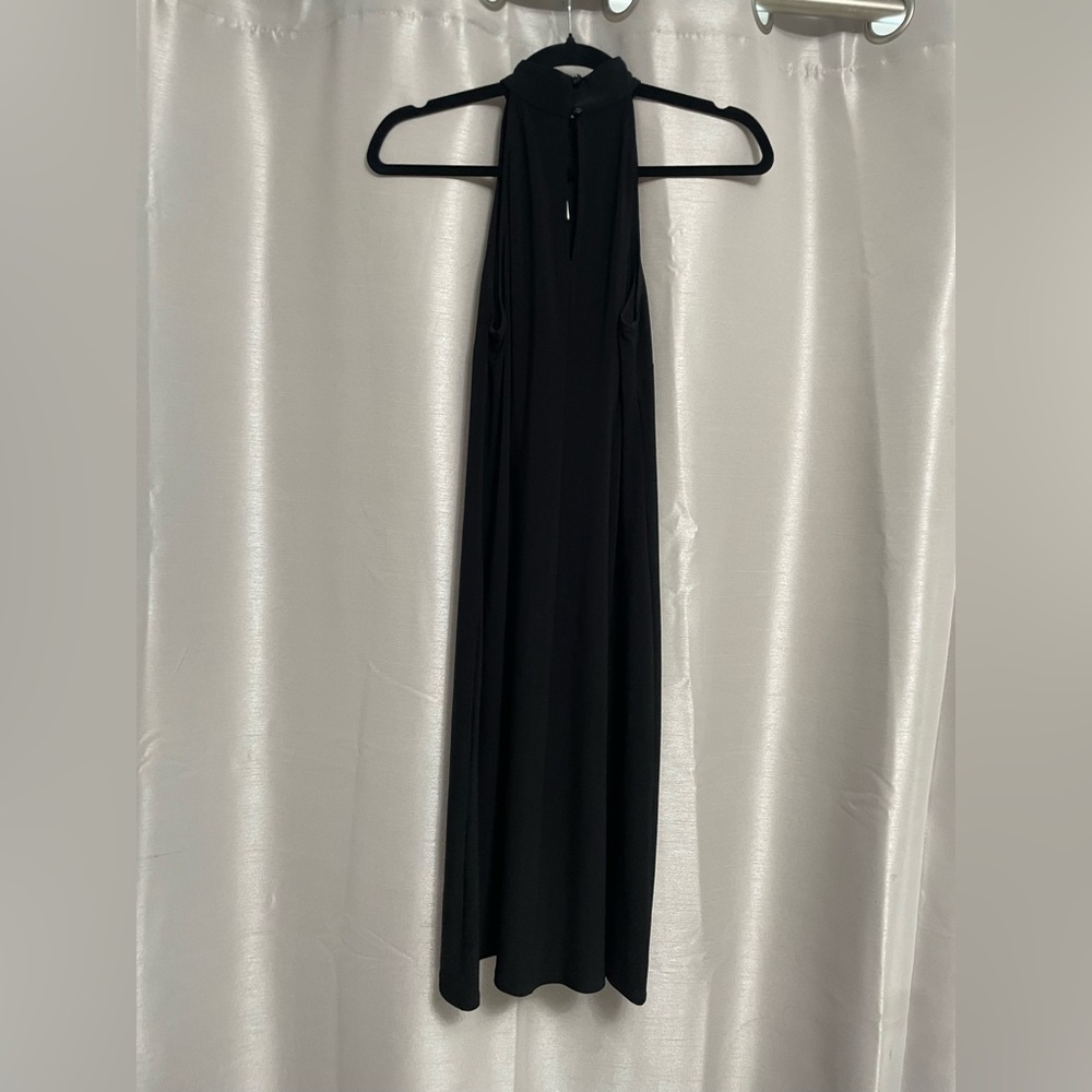 ✨ MSK Black Halter Cocktail Dress with Ruffle Detail – Elegant & Chic ✨ - Picture 3 of 3